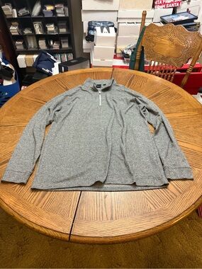 Dunning Golf Men's Quarter-Zip Pullover - Heather Gray